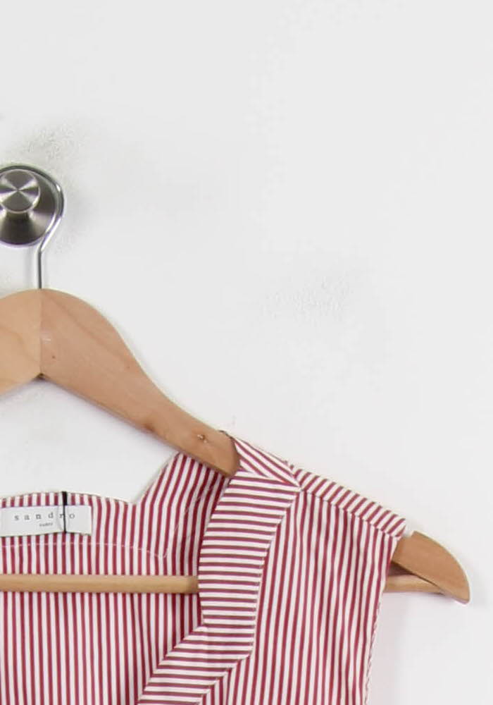 Blouse Rayée Rouge et Blanche - Taille S/36