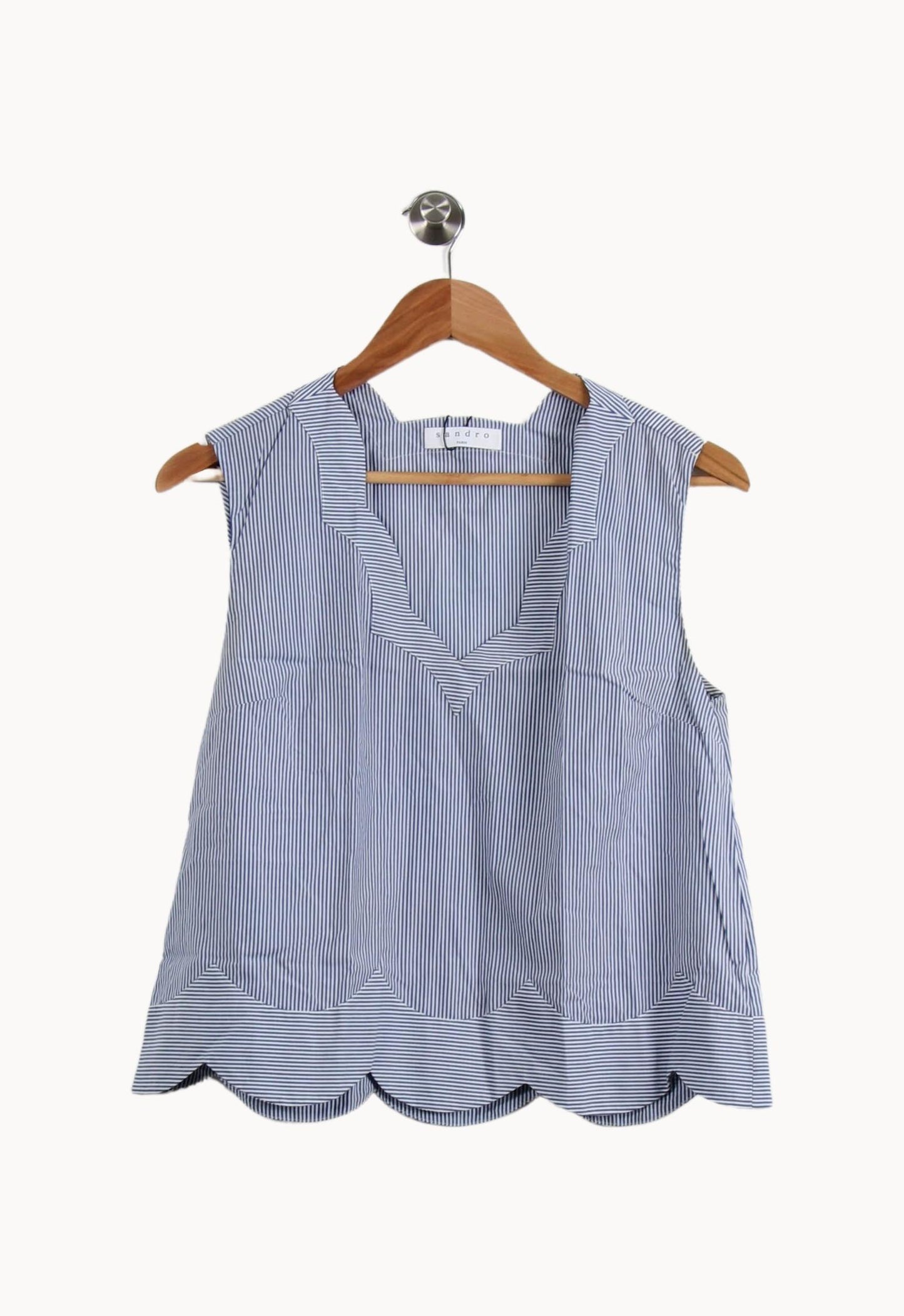 Blouse Rayée Bleu et Blanc - Taille M/38