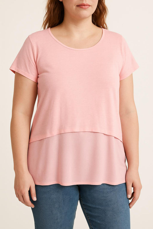 Tee-shirt Rose - Taille L/40