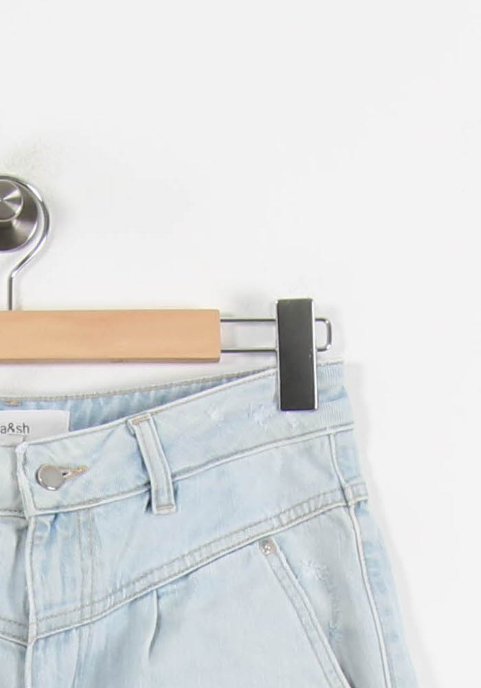 Shorts et Jean Bleu Clair - Taille S/36