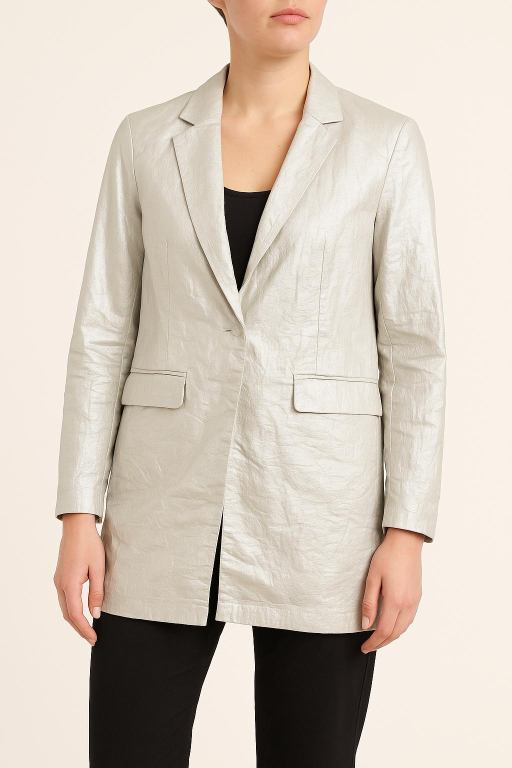 Veste Tailleur Argentée - Taille M/38