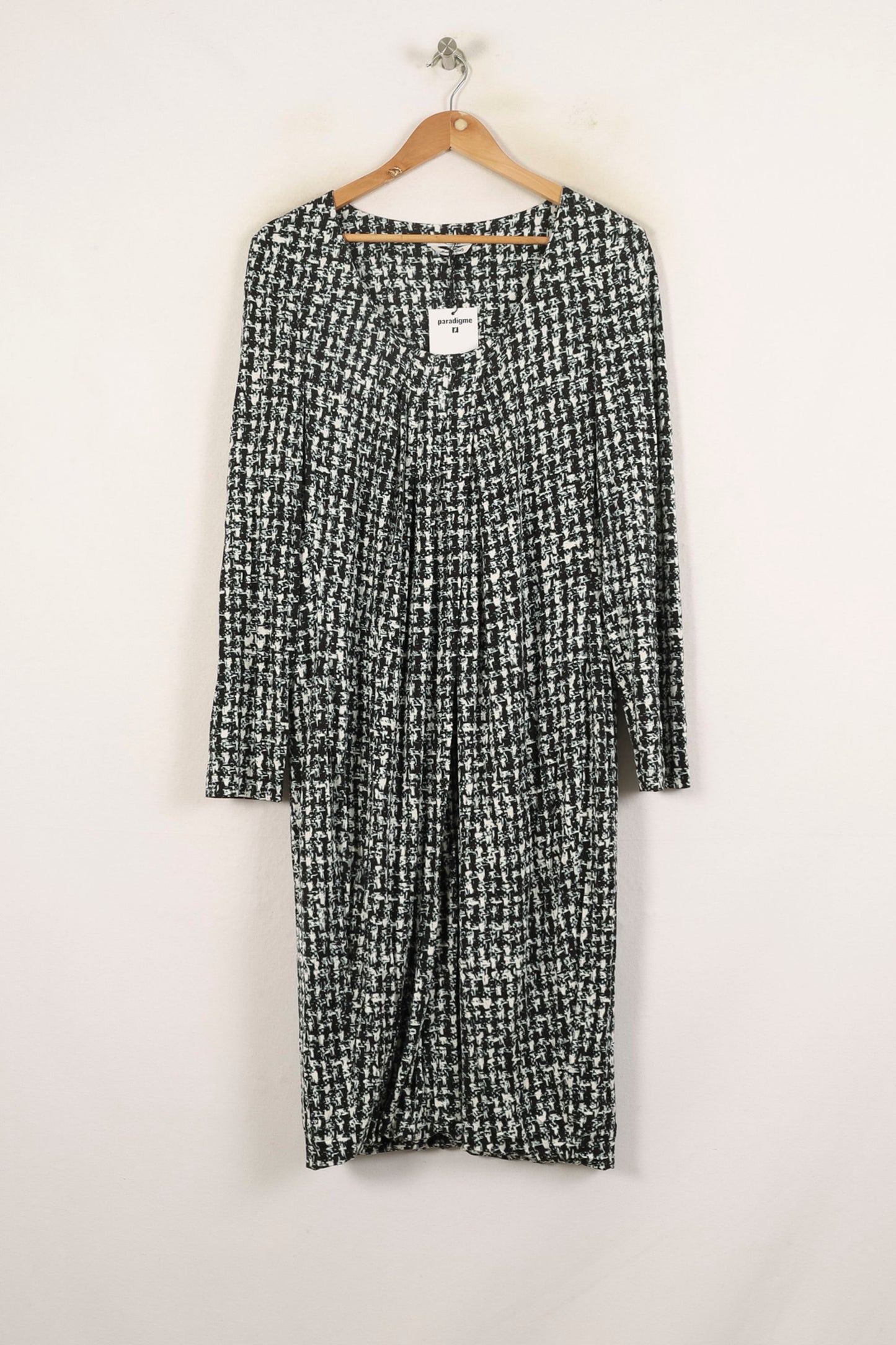 Robe Midi Noire et Blanche - Taille M/38