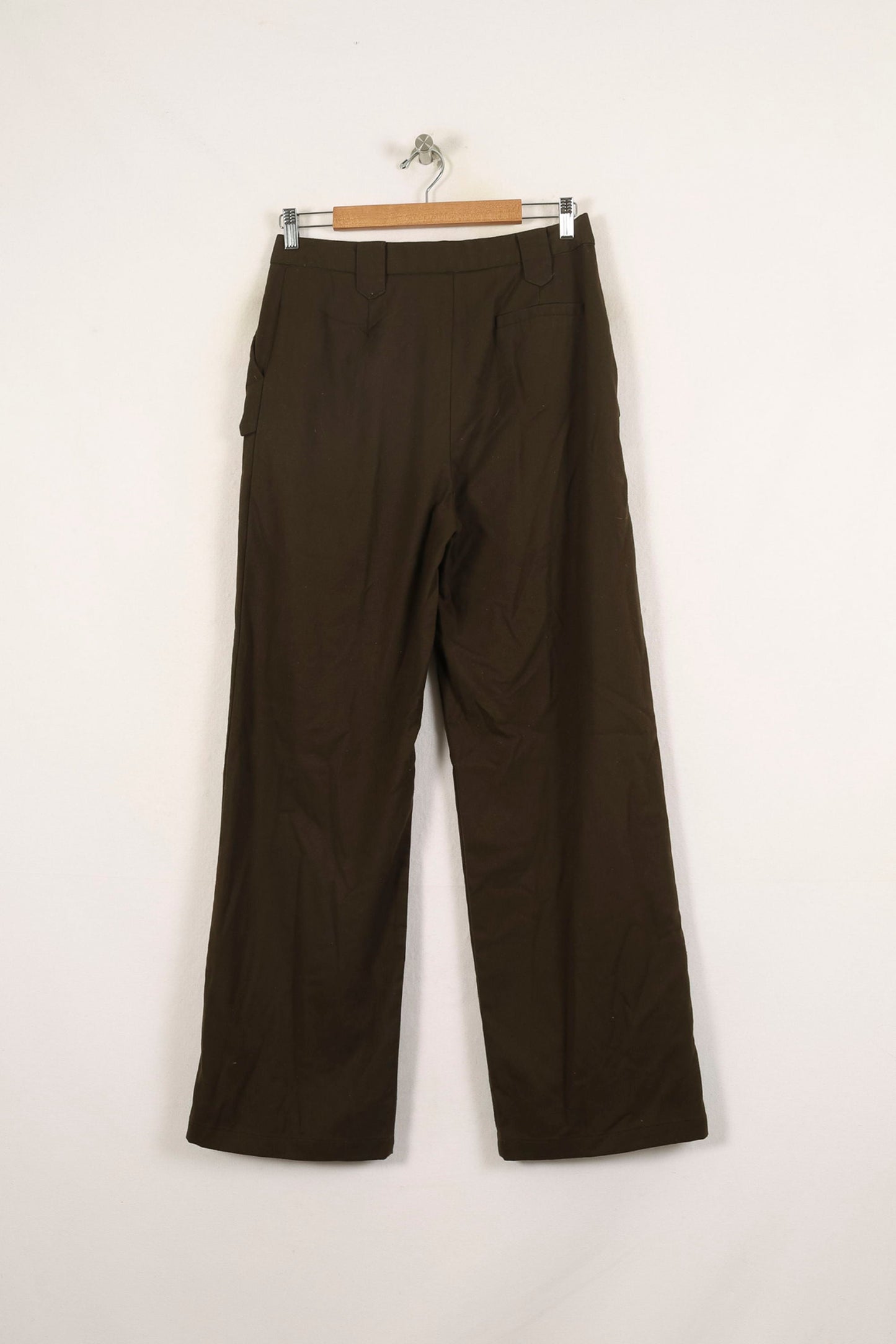 Pantalon Large Vert - Taille L/40