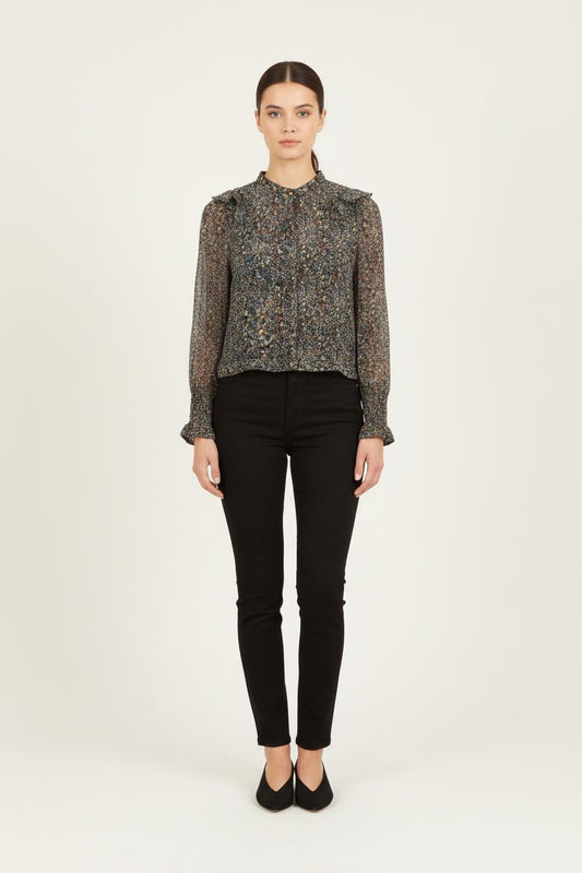 Blouse Fleurie Multicolore - Taille S/36