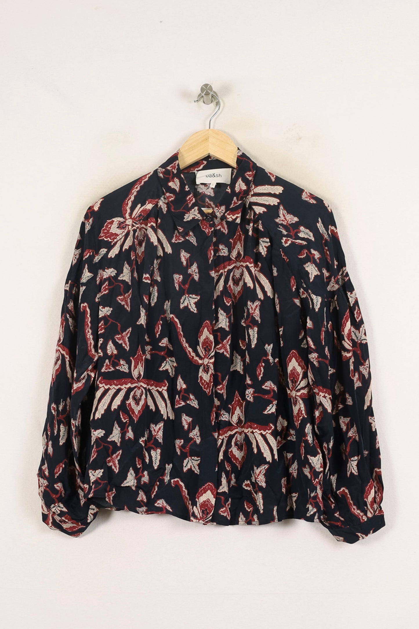 Blouse Bleu et Rouge - Taille S/36