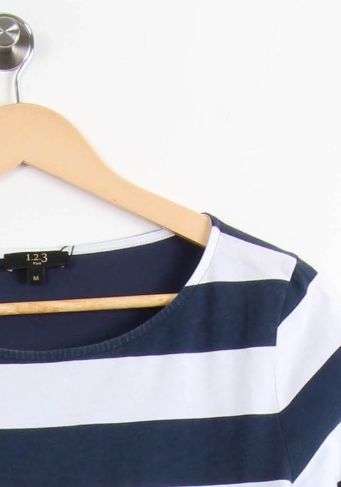 Tee-shirt Bleu et Blanc - Taille M/38