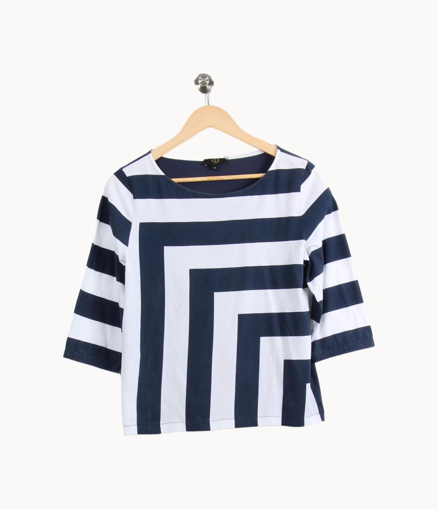 Tee-shirt Bleu et Blanc - Taille M/38