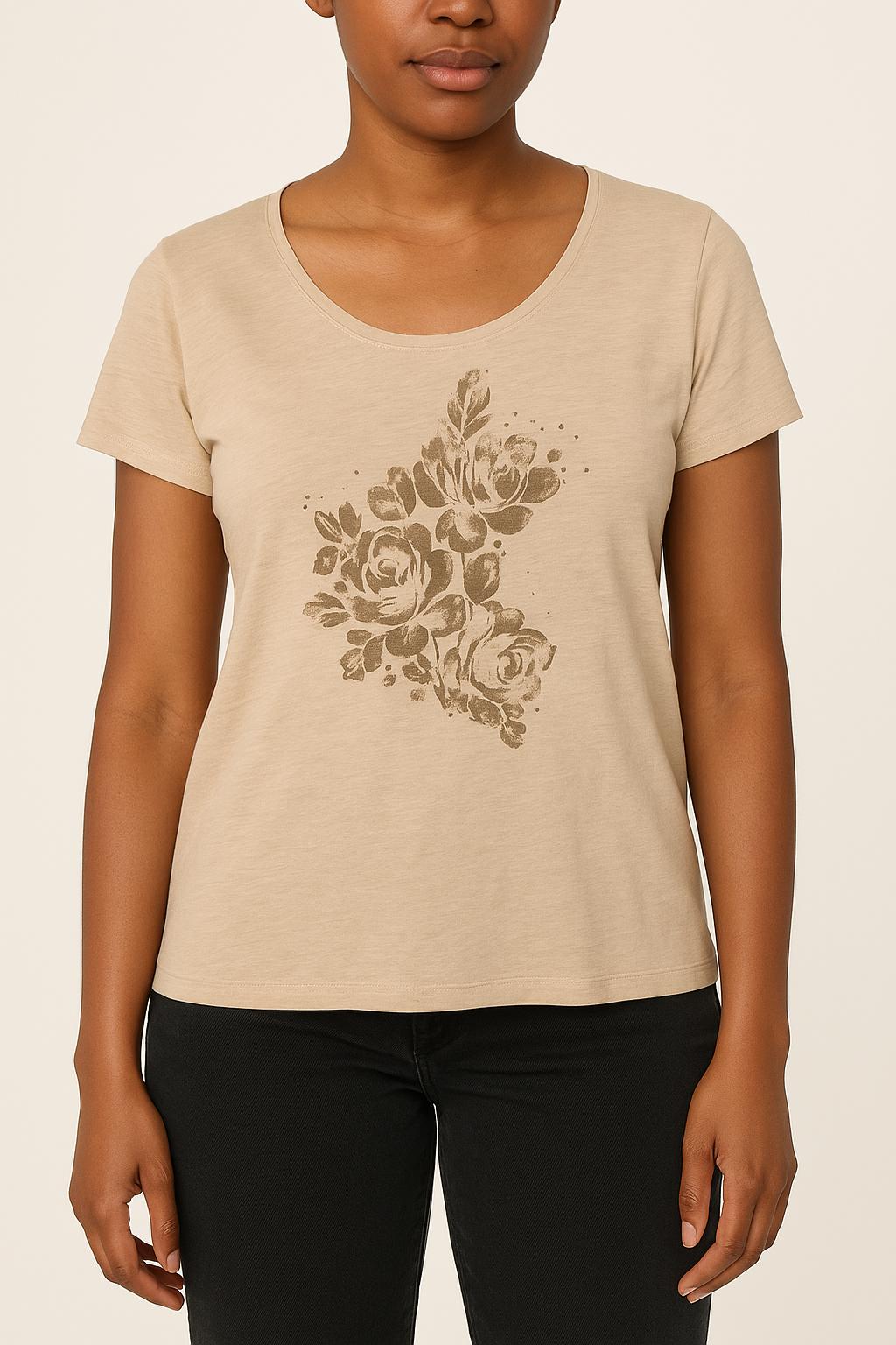 Tee-shirt Beige - Taille XL/42