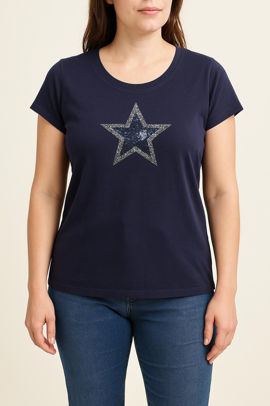 Tee-shirt Bleu - Taille XL/42