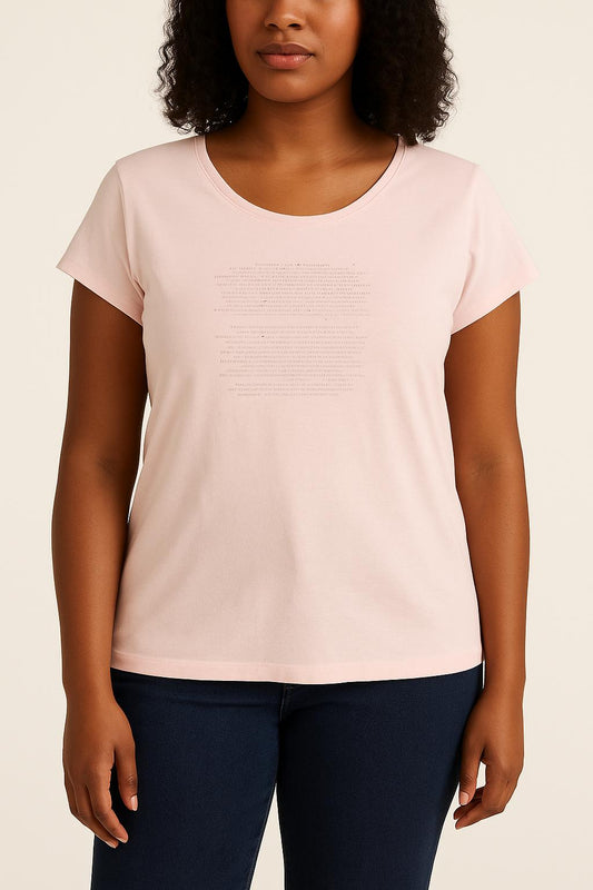 Tee-shirt Rose - Taille XXXL/46