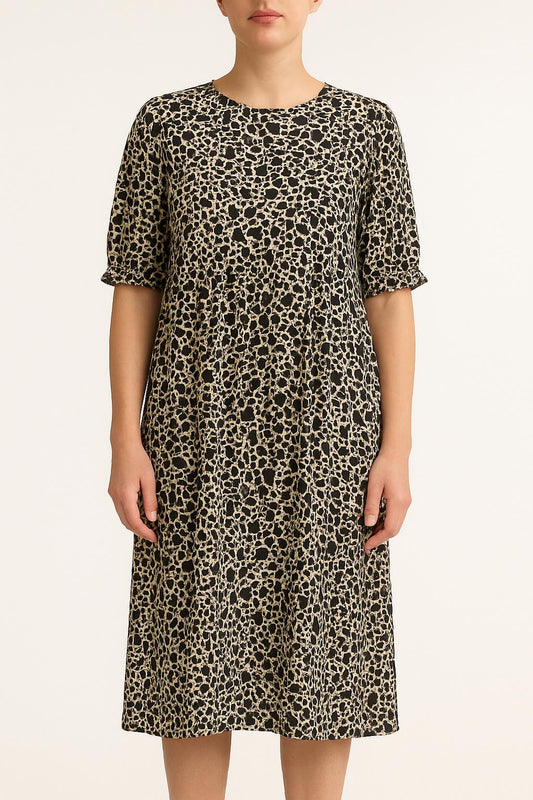 Robe Midi Noire et Blanche - Taille M/38