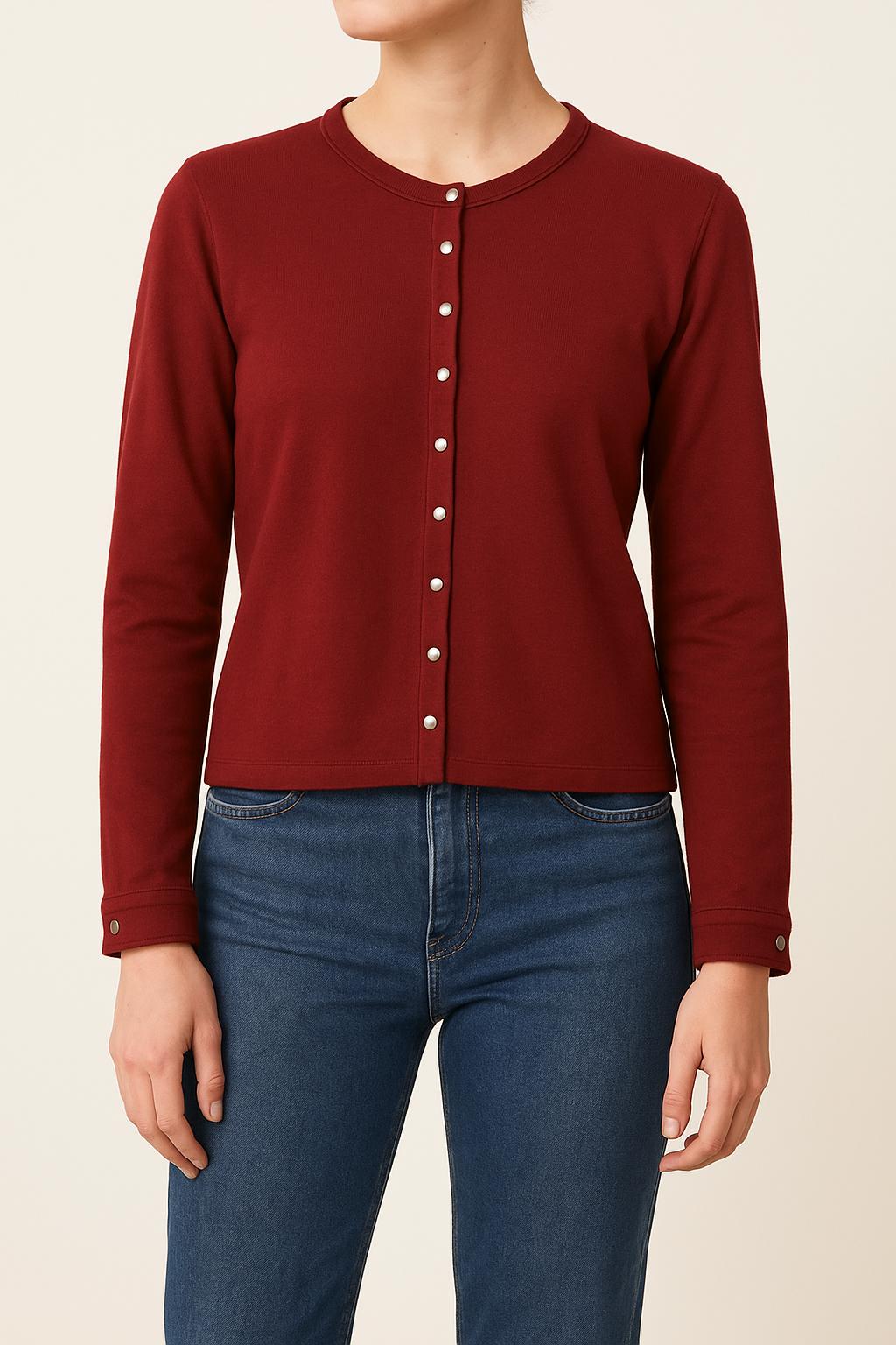 Cardigan Bordeaux - Taille M/38