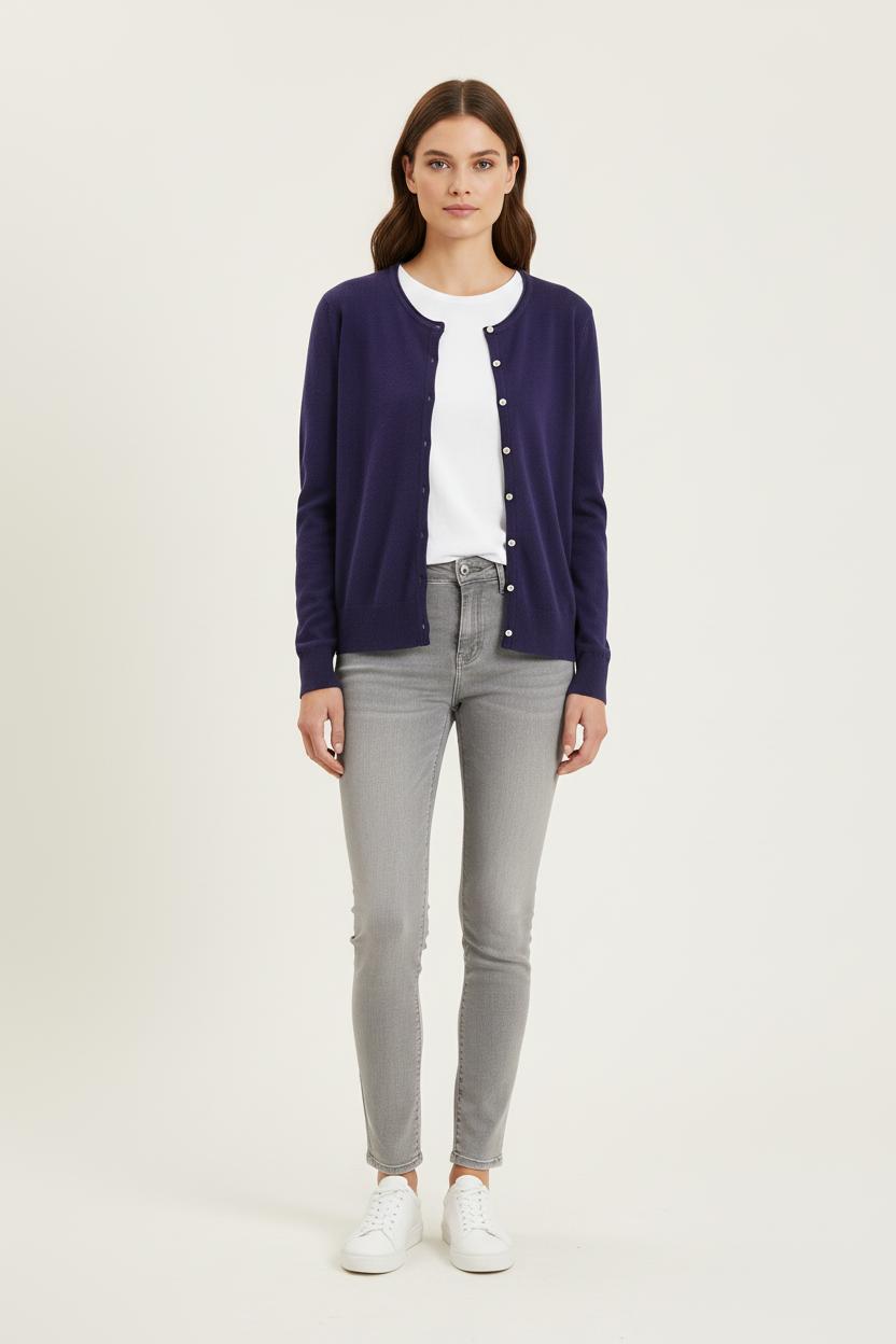 Cardigan Bleu - Taille M/38