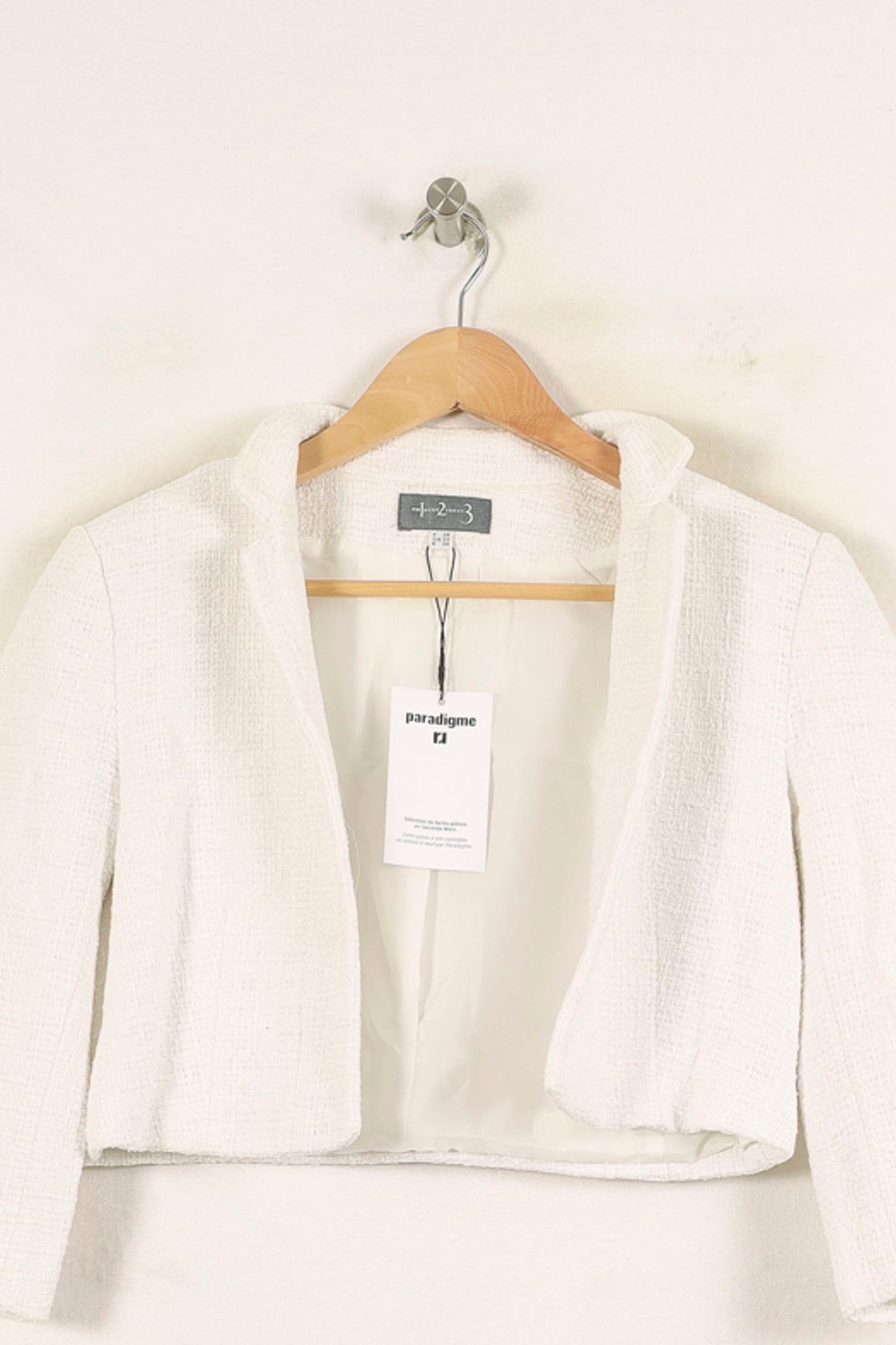 Veste Courte Blanche - Taille S/36