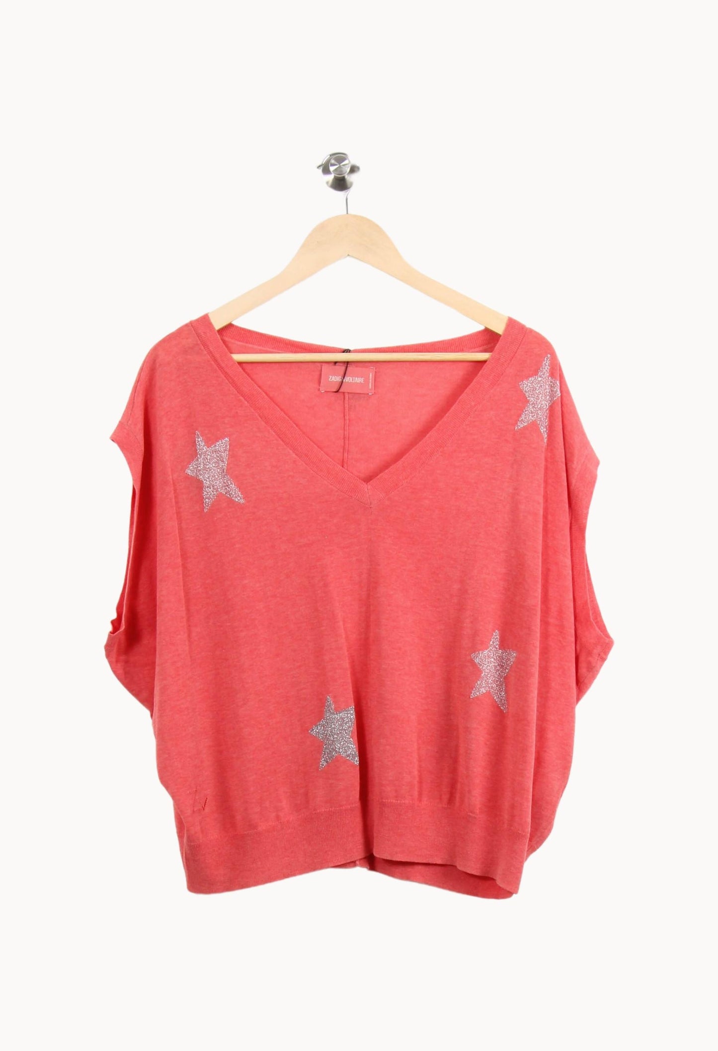 Pull Rose et Argenté - Taille XS/34