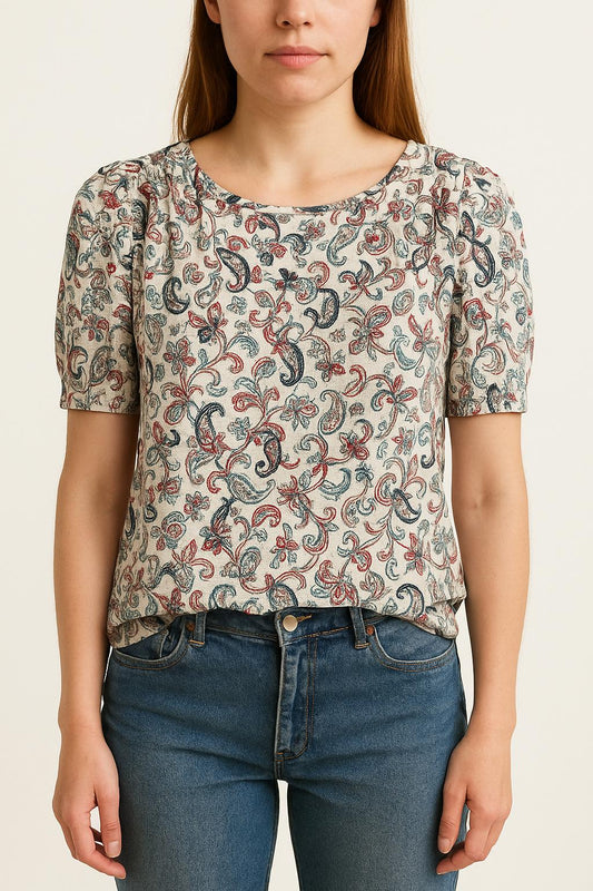 Blouse multicolore - Taille XS/34