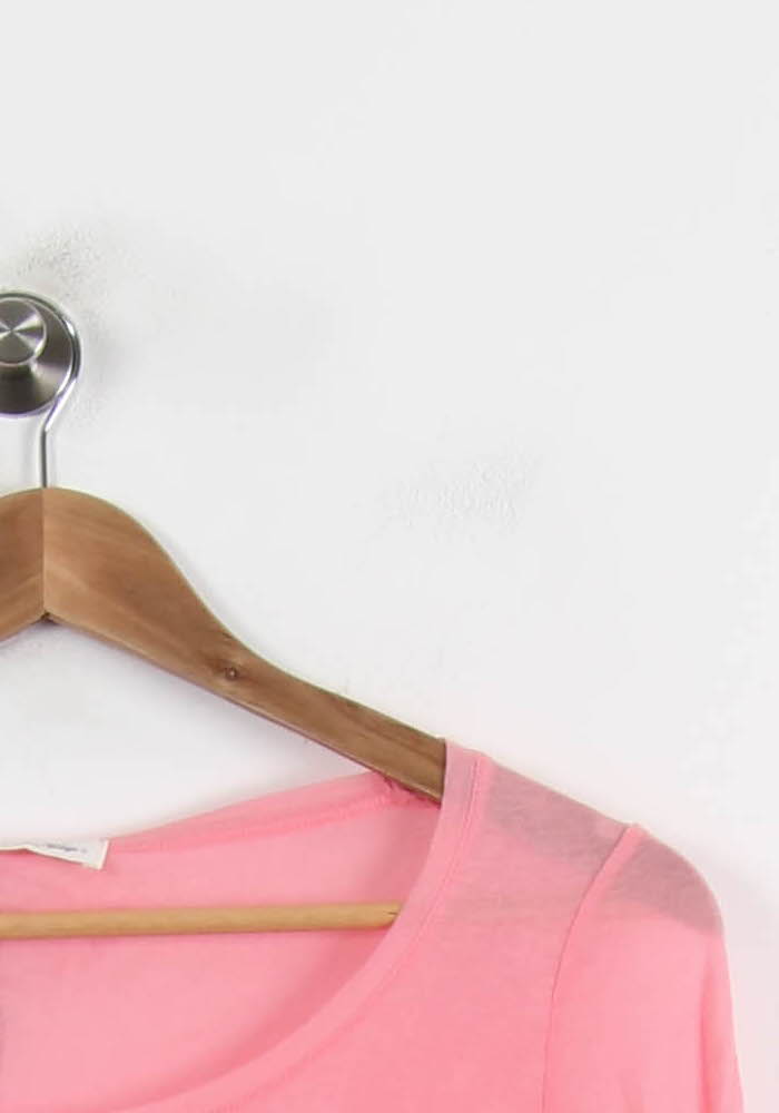 T-shirt Manche Longue Rose - Taille S/36