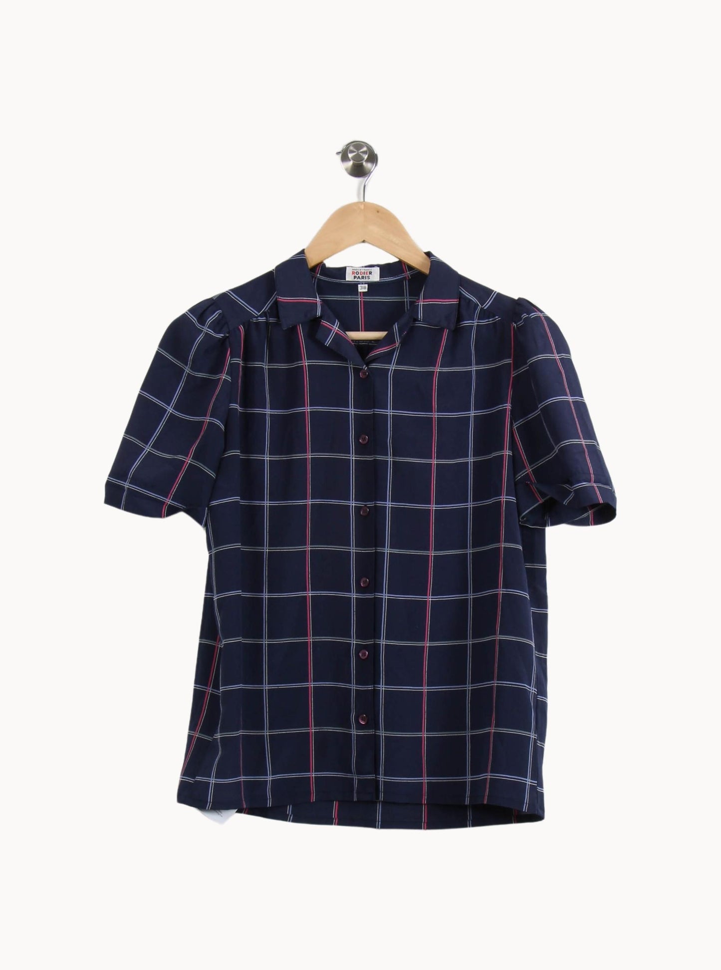 Chemise Bleu Marine et Blanc - Taille M/38