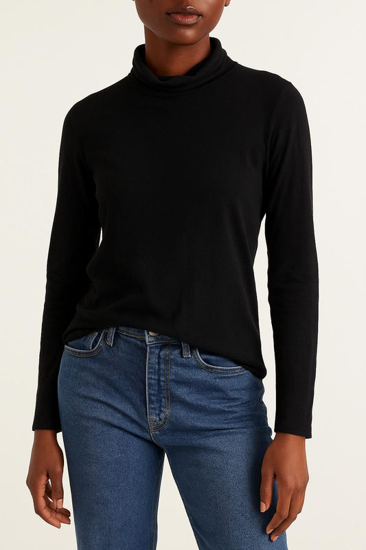 Col roulé Noir - Taille S/36