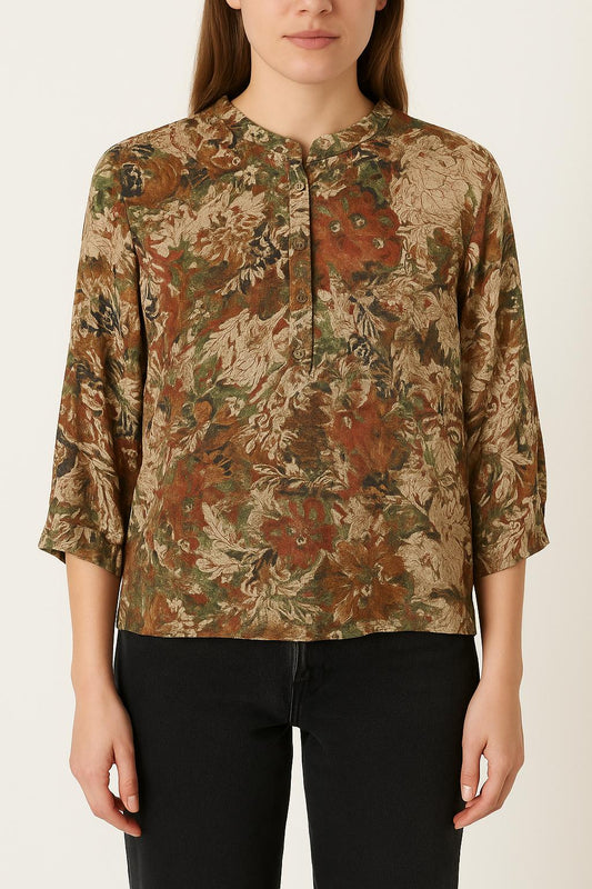 Blouse multicolore - Taille M/38