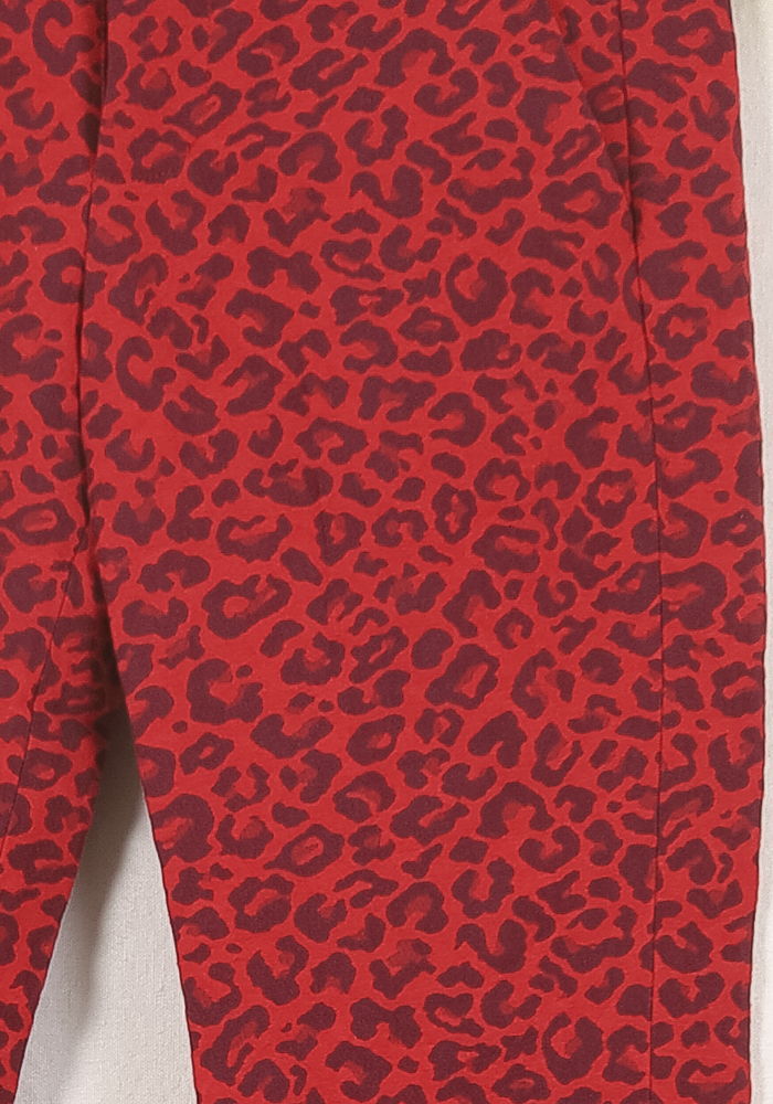 Pantalon Slim Rouge et Noir - Taille XS/34