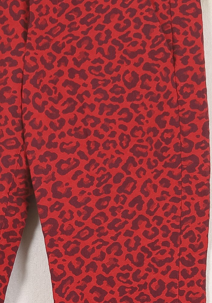 Pantalon Skinny Rouge et Noir - Taille XS/34