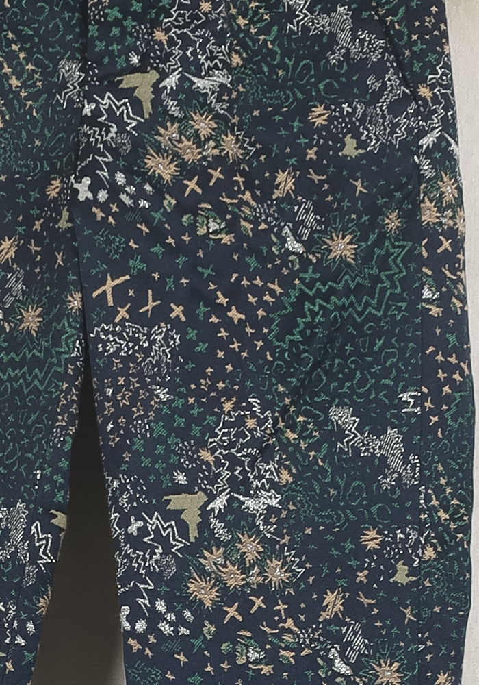 Pantalon Vert et Bleu - Taille XS/34