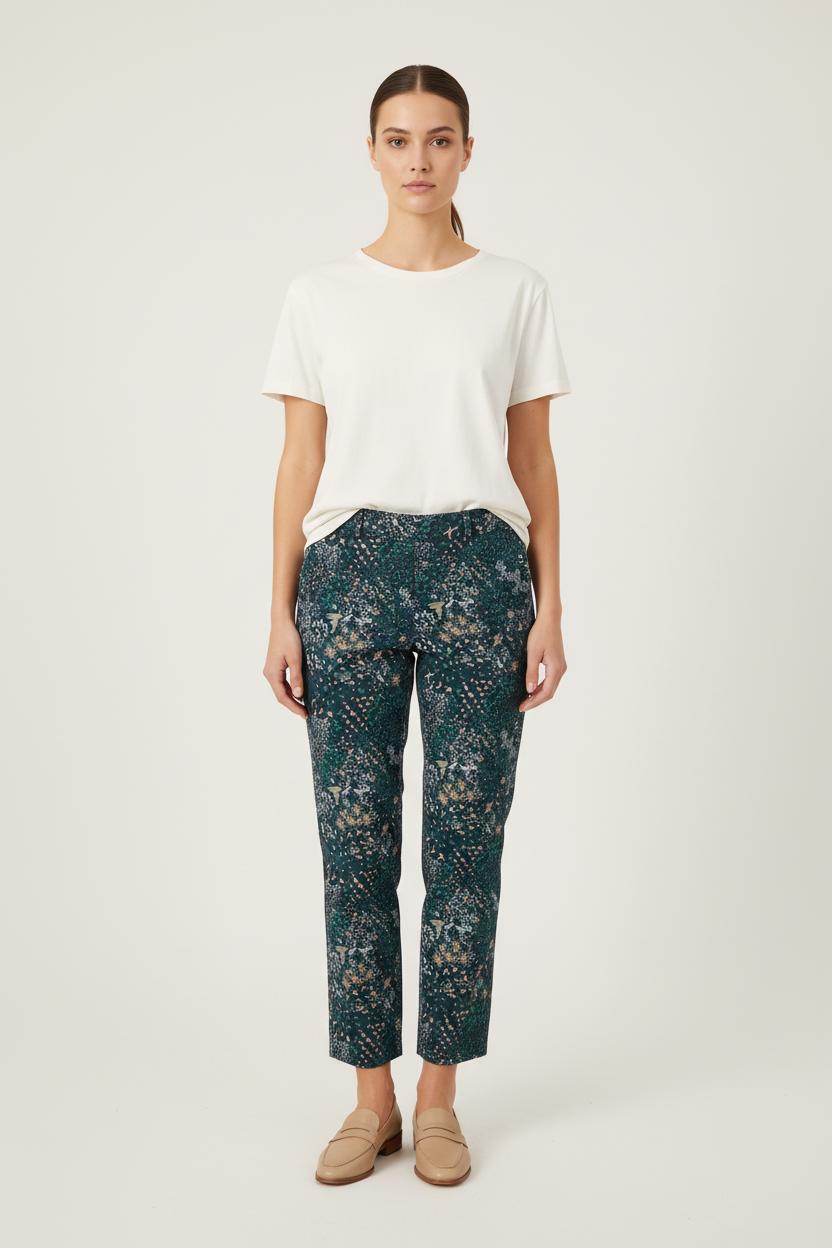 Pantalon Vert et Bleu - Taille XS/34