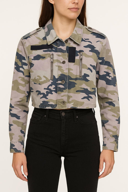 Veste Camouflage Multicolore - Taille XS/34