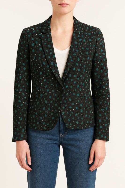 Blazer Vert et Noir - Taille XS/34