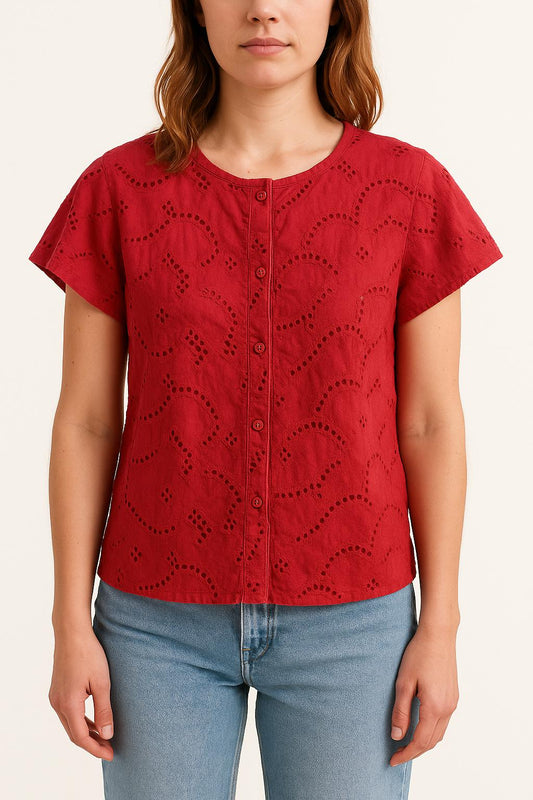 Blouse Rose - Taille S/36