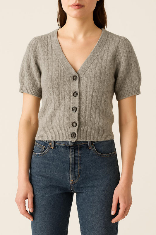 Cardigan Gris - Taille XS/34