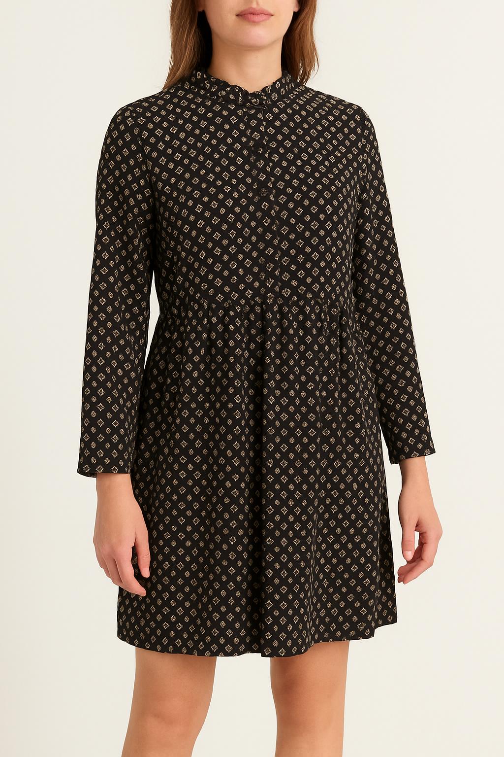 Robe Courte Noire et Blanche - Taille L/40