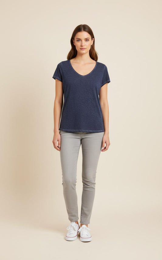 Tee-shirt Bleu - Taille XXL/44