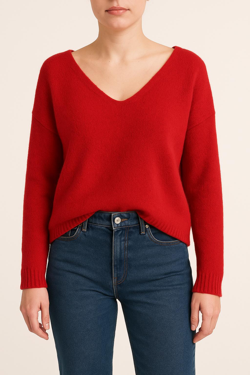 Pull Rouge - Taille M/38