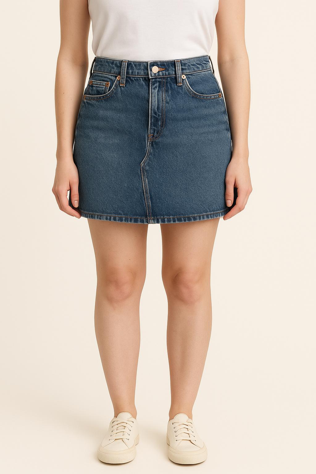 Jupe en Jean Bleue - Taille M/38