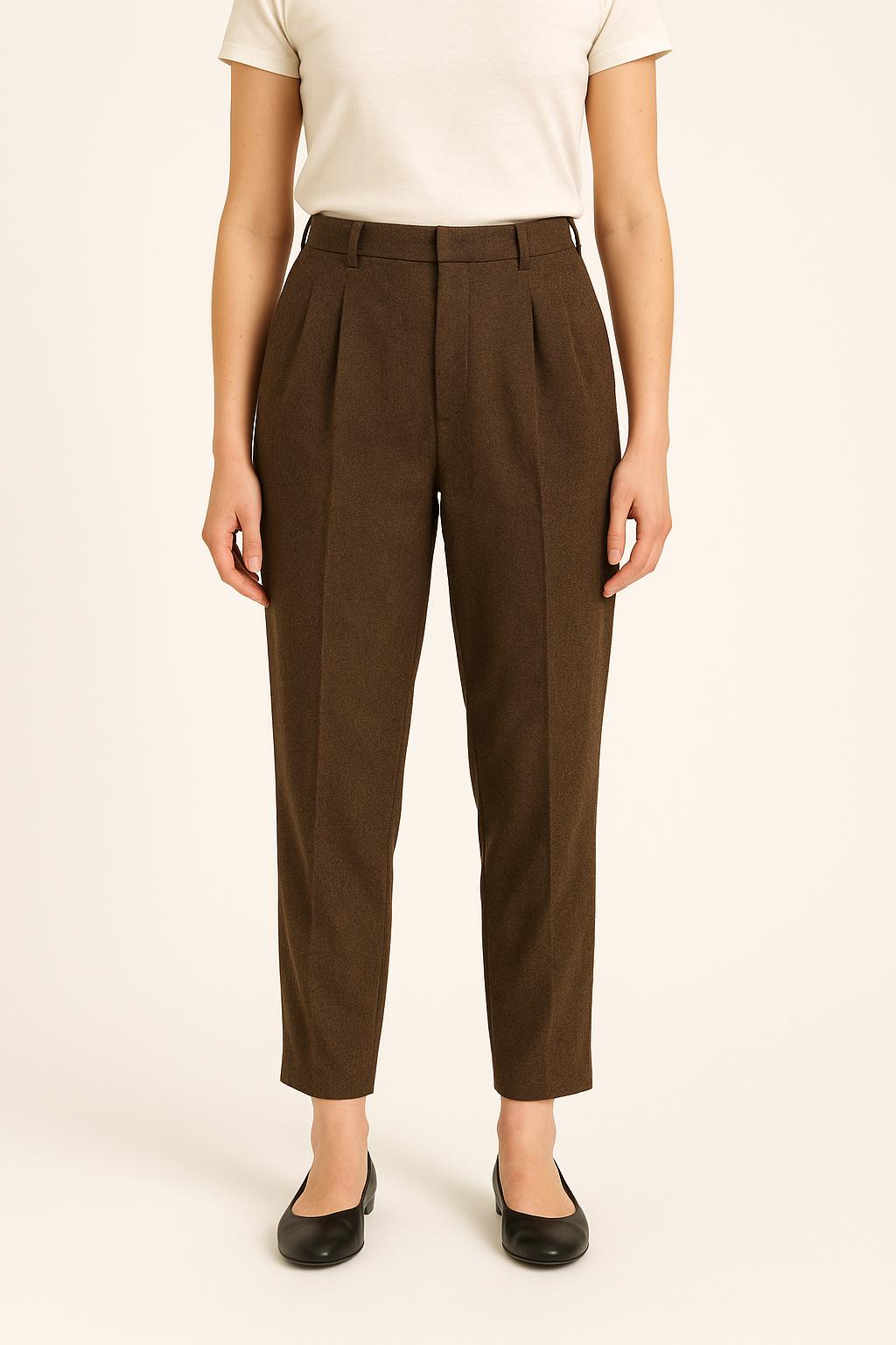 Pantalon Marron - Taille S/36