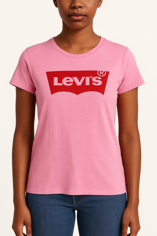 Tee-shirt Rose et Rouge - Taille S/36