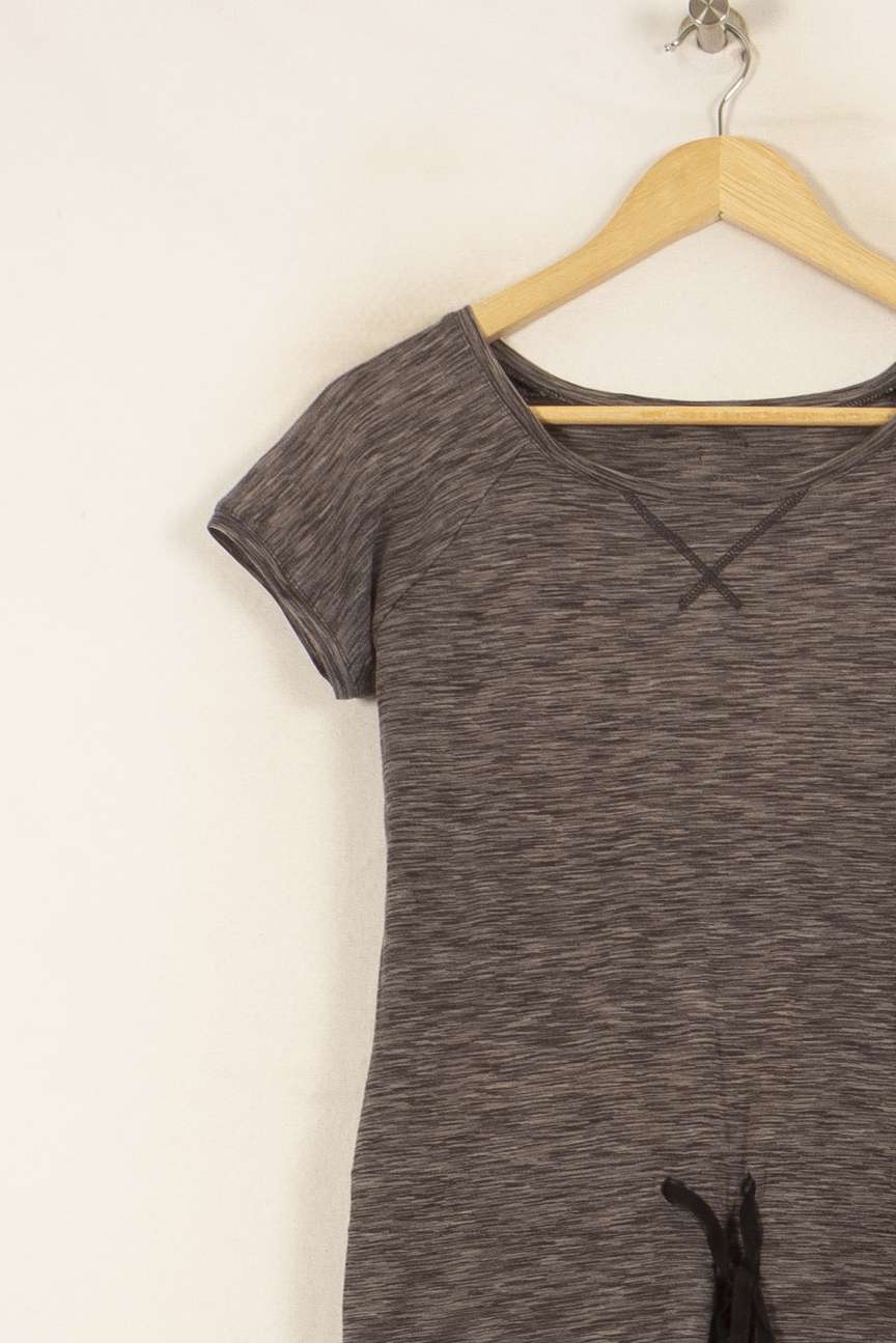 Robe T-shirt Grise - Taille S/36