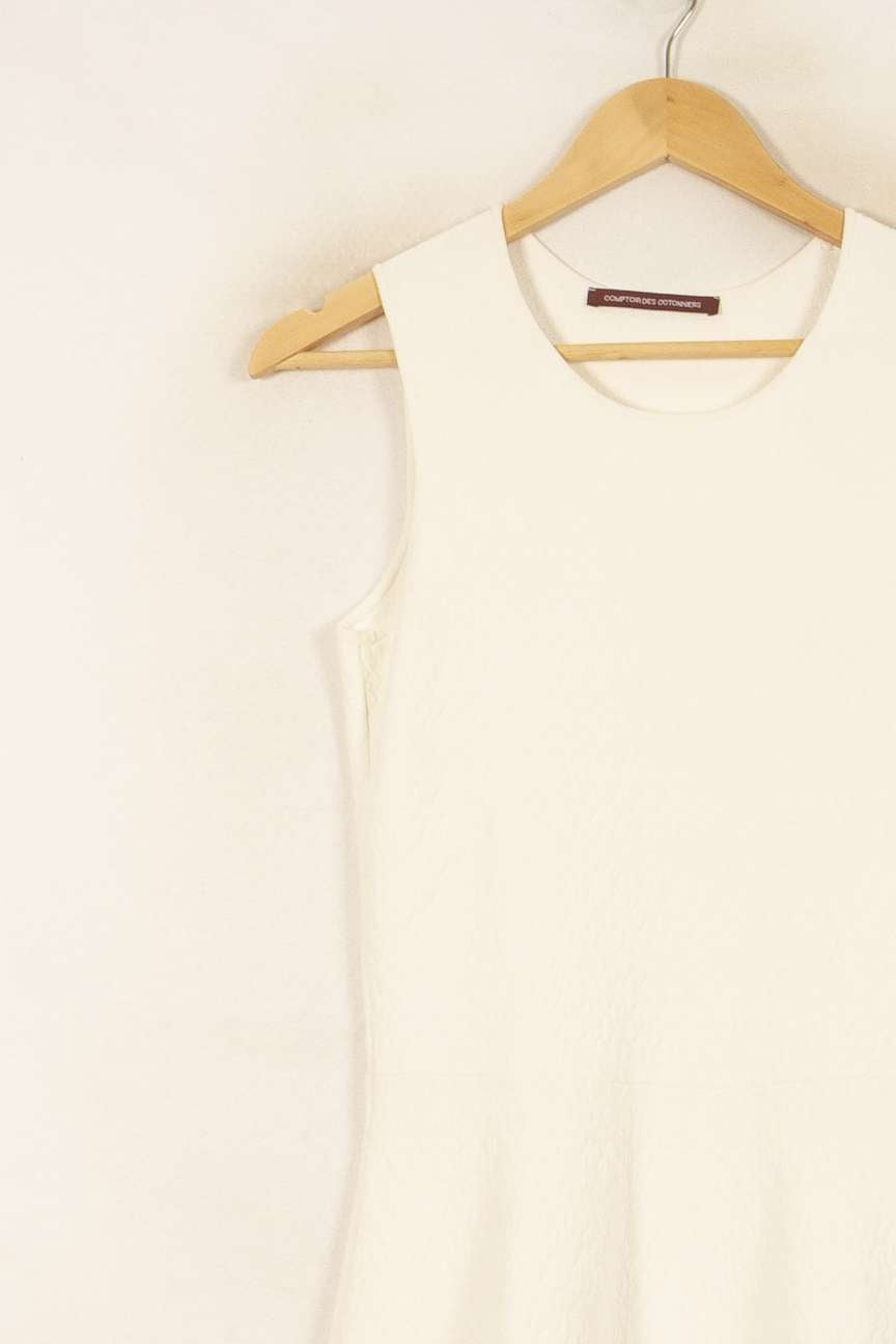 Robe Sans Manches Blanche - Taille M/38