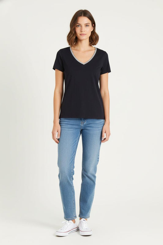 Tee-shirt Noir - Taille M/38