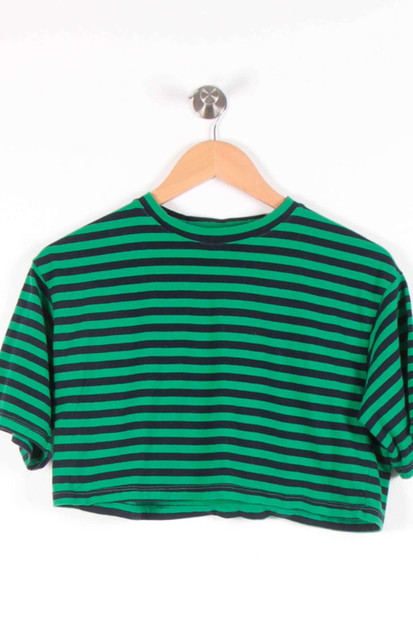 T-shirt Vert et Noir - Taille XS/34