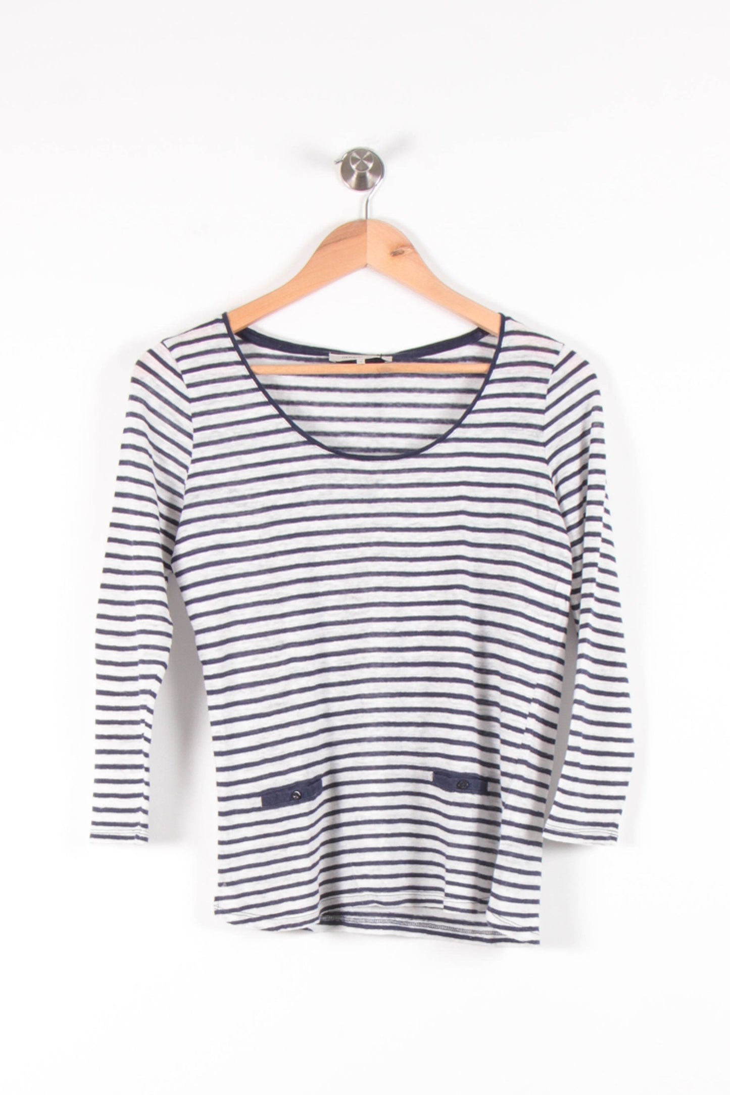 Tee-shirt Blanc et Bleu - Taille S/36
