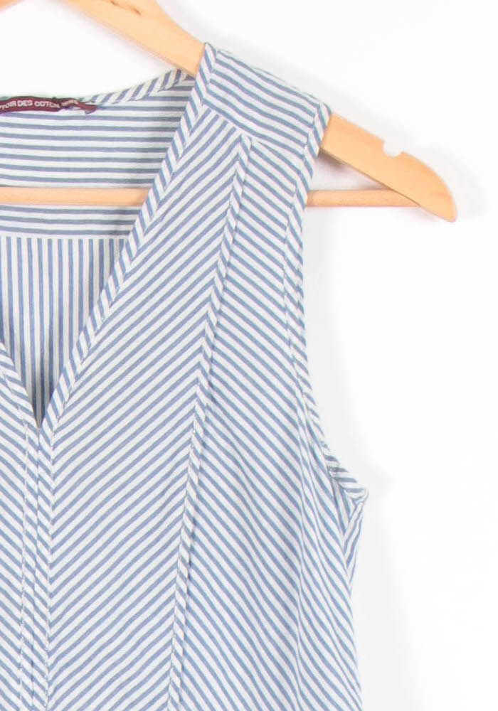 Blouse Bleu et Blanc - Taille XS/34