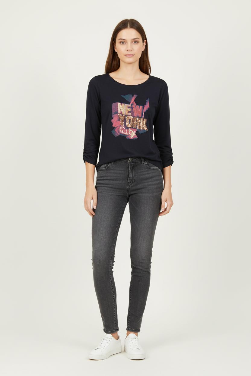 Tee-shirt Noir - Taille S/36