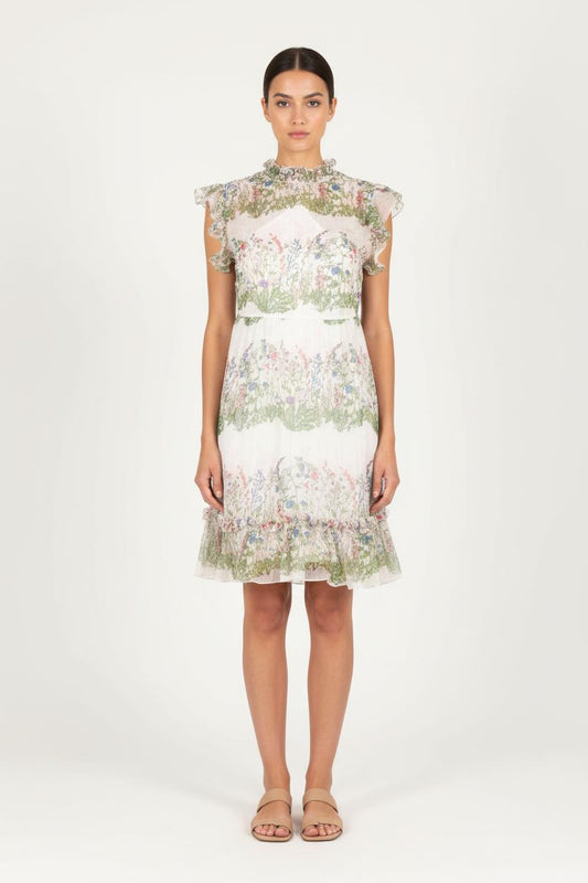 Robe Volantée Multicolore - Taille S/36