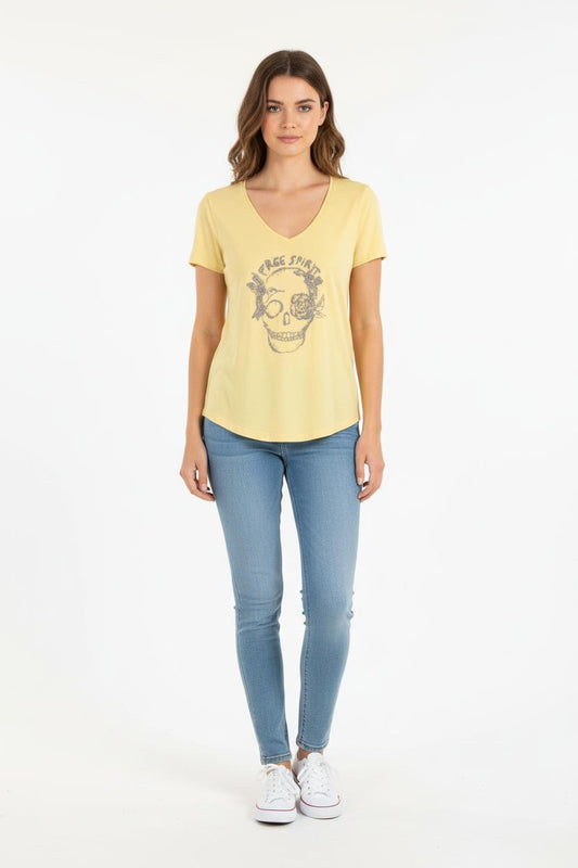 Tee-shirt Jaune - Taille S/36