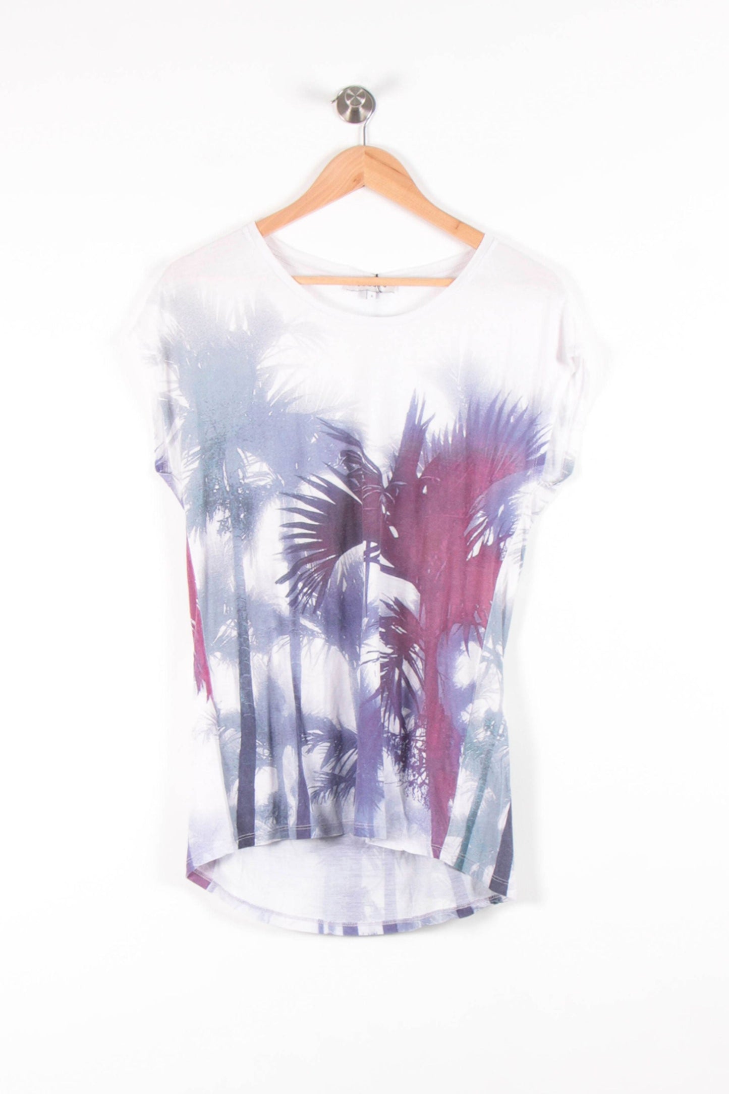 Tee-shirt Blanc et Violet - Taille S/36