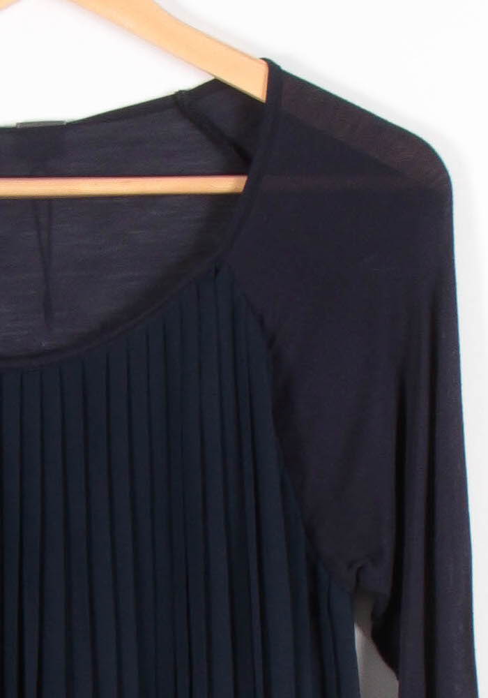 Blouse Plissée Bleue - Taille L/40