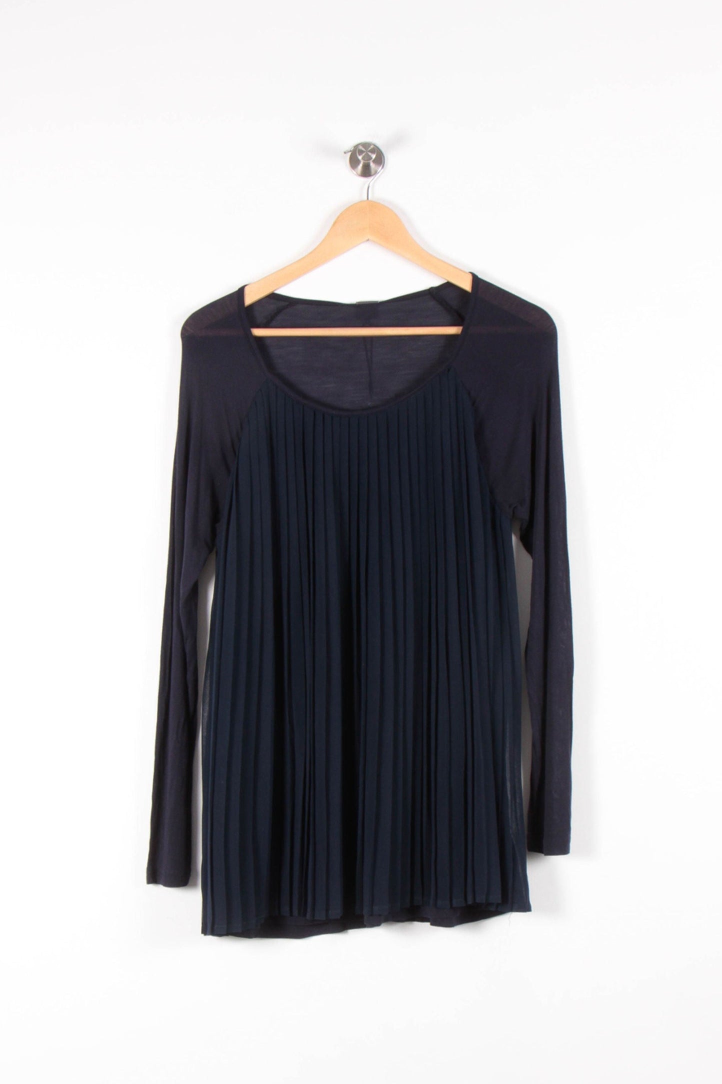 Blouse Plissée Bleue - Taille L/40